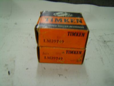 2 timken bearing cones LM29749