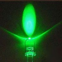 Green ultra-bright 3MM leds pack of 10