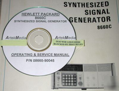 Hp 8660C operating & service manual (schematics )