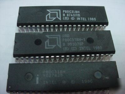 P80C31BH 8 bit microcontroller ( qty 9 ea )