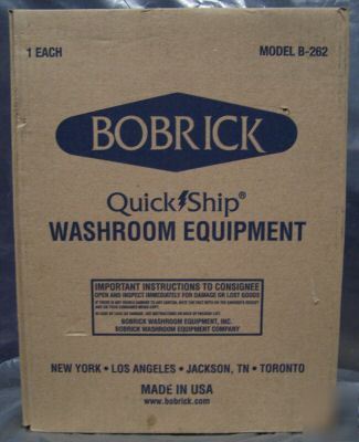 Bobrick stainless steel paper towel dispenser b-262