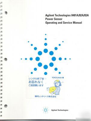 8481A 8482A 8483A operating & service manual