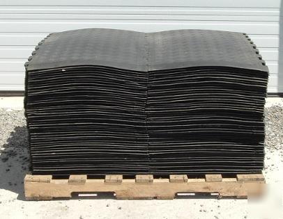 Wearwell rubber mat runner for warehouse or shop 2X3