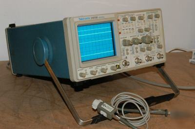  tektronix 2465B oscilloscope w/ P6137 probe 
