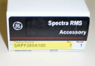 Ge sprctra circuit breaker rating plug SRPF250A100