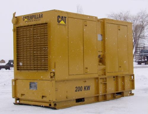 200KW cat powered reconnectable diesel generator 