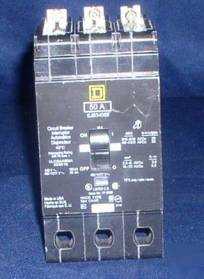 New sqd #EJB34050 3P/480V/50A circuit breaker