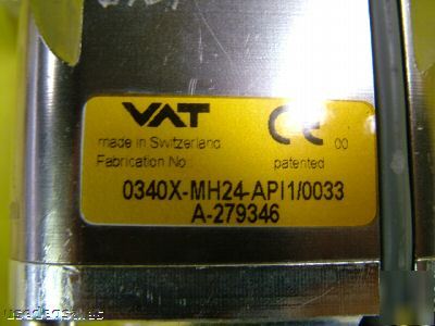 Vat rectangular slit valve 0340X-MH24-API1