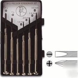 VTSET6 â€” 6 piece precision screwdriver set & case