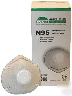 (240) N95 dust masks particulate respirators w/valve