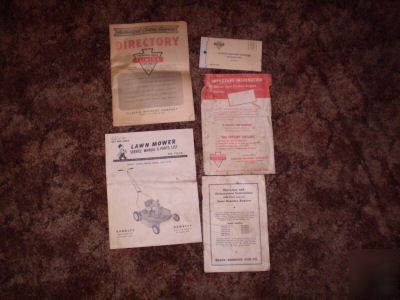 Antique manuals gambles/sears/ clinton engine
