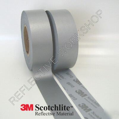 3M 9910 silver reflective material fabric tape 50MM 5M