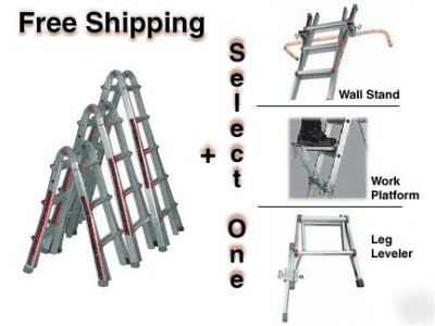 17' little giant ladder w/ accessory & free shipping