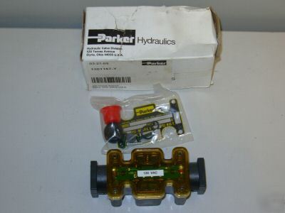 Parker hannifin hydraulic VALVE1301167-y 120VAC 