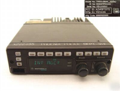 Used motorola vhf astro spectra 50W mobile radio - W4