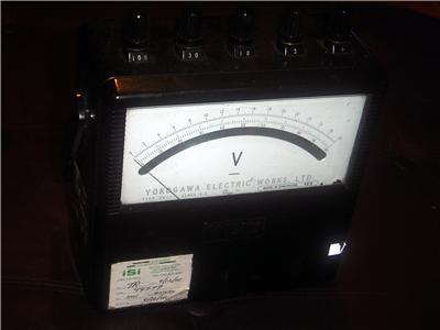 Yew yokogawa electric works vintage voltmeter