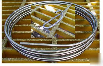 1/4 in. seamless stainless steel tubing (20FT coil) 316