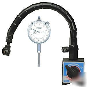 Fowler dial indicator gage flexible arm magnetic base