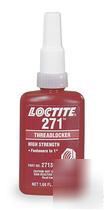 Loctite threadlocker 271,272, or 242RED metal adhesives