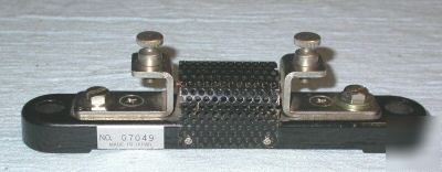 Yokogawa shunt 3 amp 50 mv type 2215 no. 07049