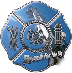 Firefighter decal reflective 12