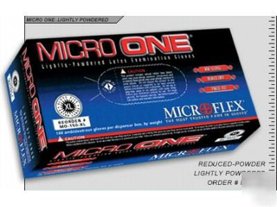 Micro-flex micro-one latex gloves (l)