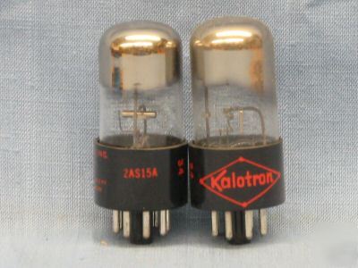 New kalatron vintage old stock tubes 2AS15A 2 total