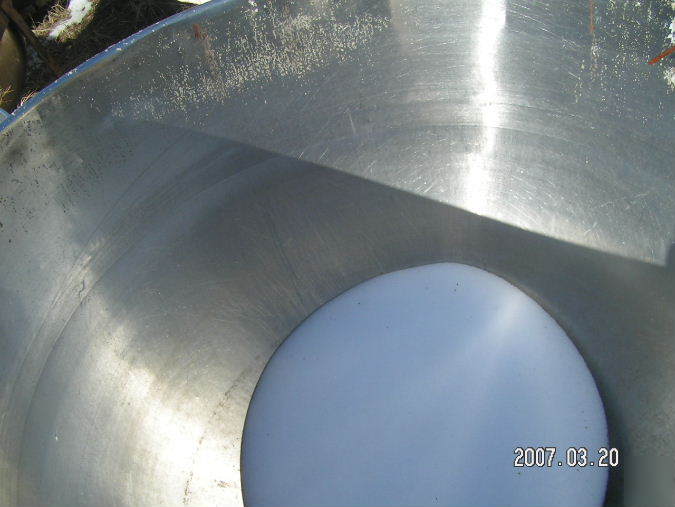 200 gal stainless steel jacketed mixing tank kettle 