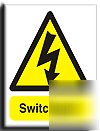 Switchgear sign-adh.vinyl-200X250MM(wa-020-ae)