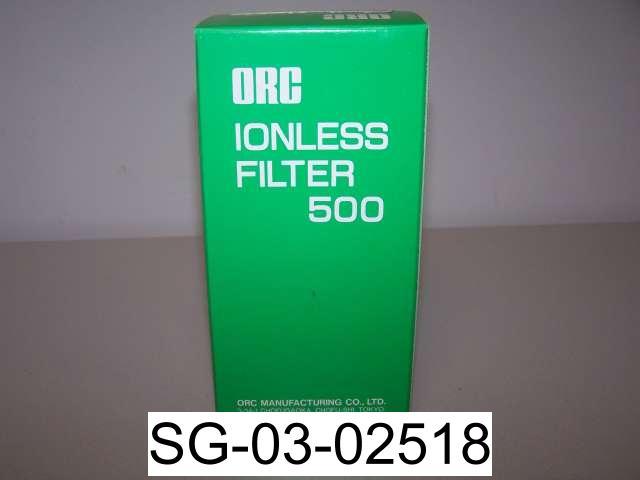 Orc ionless filter 500 p/n: wt-0003
