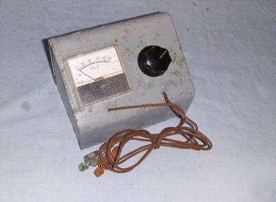 Shurite 0-500 dc milli amp electroplating tank meter #7