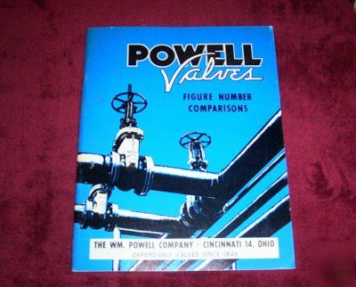 1963 powell valves figure number comparisons booklet