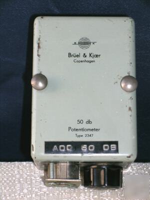 Bruel & kjoer 50 db potentiometer type 2347