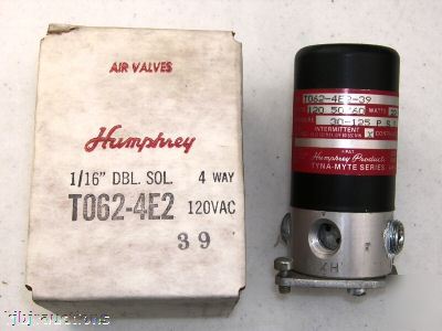 Humphrey double solenoid valve TO62-4E2-39