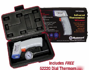 Infrared laser thermometer promotional kit mastercool