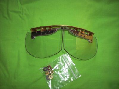 High temp bourke eyeshields with hardware kit included 