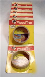Lot of 12 dap flexible glue-on wood trim veneer
