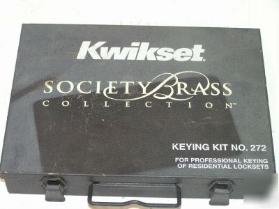 Kwikset society brass collection keying kit no. 272