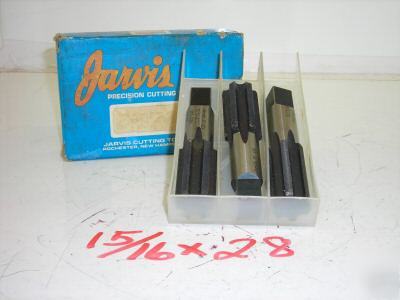 New 1 box of 3 brand jarvis taps 15/16-28NS GH6 