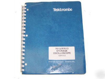Tek 7613 / R7613 service instruction manual