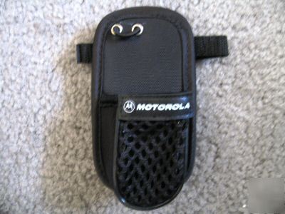New motorola brand belt / bike walkie talkie carry case 