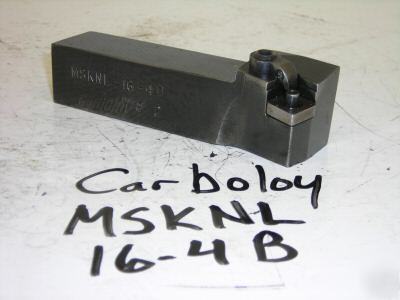 Carboloy turning tool holder msknl 16-4 shank 1