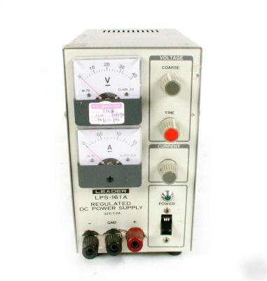 Leader lps-161A dc power supply 0-32V 1.2A
