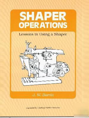 Shaper operations how to use book