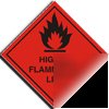 Highly flamm.lpg sign-s. rigid-230X230MM(ha-016-rg)