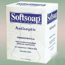 Softsoap antiseptic soap - 800ML refills - 12 per case