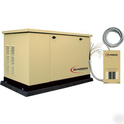 Standby generator - 7 kw - ng & lp - w/transfer switch