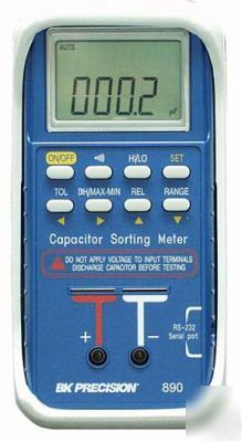 New bk precision capacitance sorting meter, autoranging