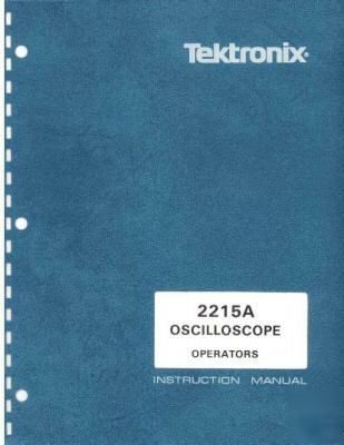 Tek tektronix 2215A complete operation manual