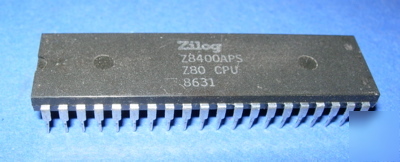 Cpu Z8400APS zilog Z80A vintage no logo very rare 